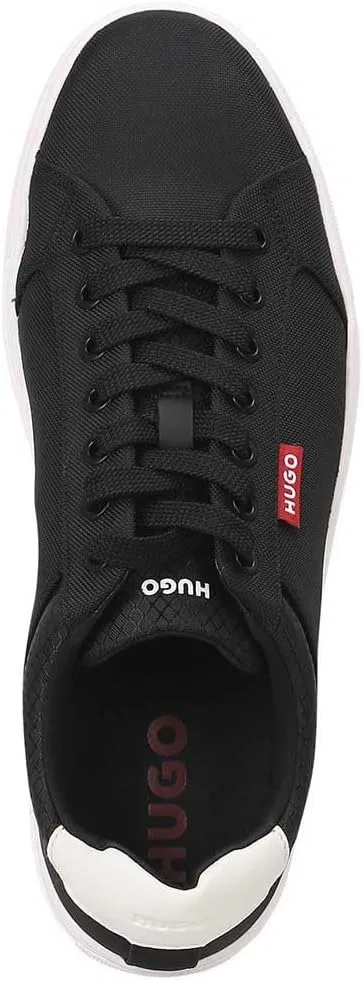 Кроссовки HUGO Men's Morrie_Tenn_rnny Tennis, Black — фото 3