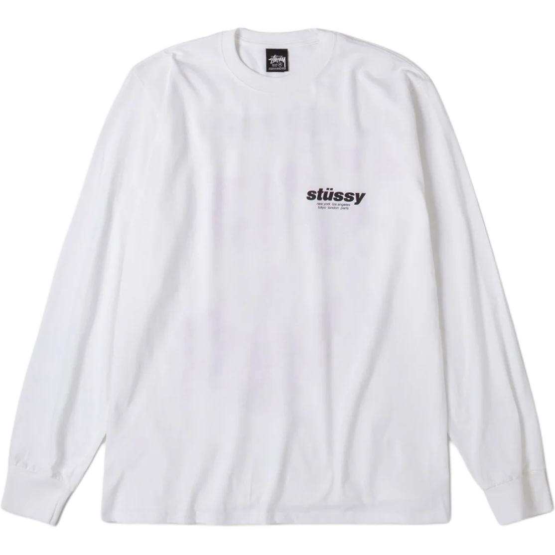 Футболка с длинными рукавами FW25 ROLLERS, унисекс Stussy, черный — фото 4