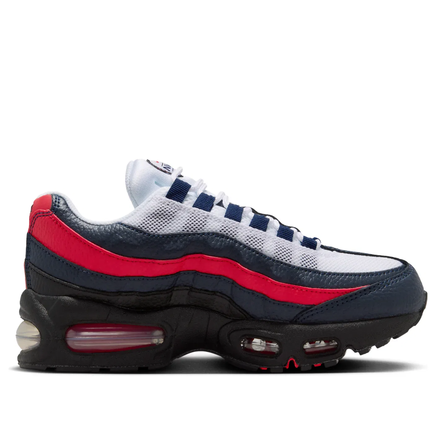 Кроссовки детские Nike Air Max 95 Big Bubble LTR SE, синий/красный/белый — фото 2