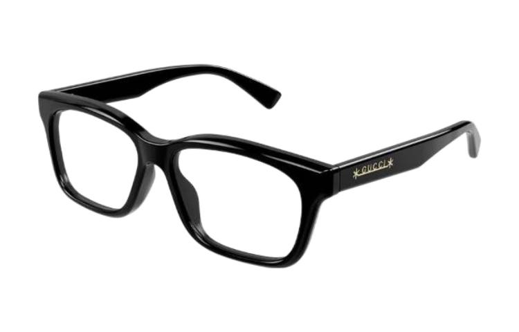 

GUCCI Ацетатные квадратные очки для мужчин, черные, Black