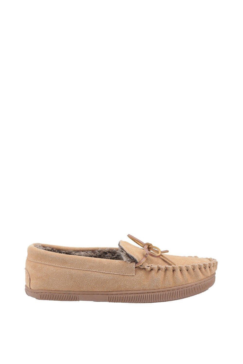 Классические замшевые тапочки 'Ace' Hush Puppies, бежевый — фото 4