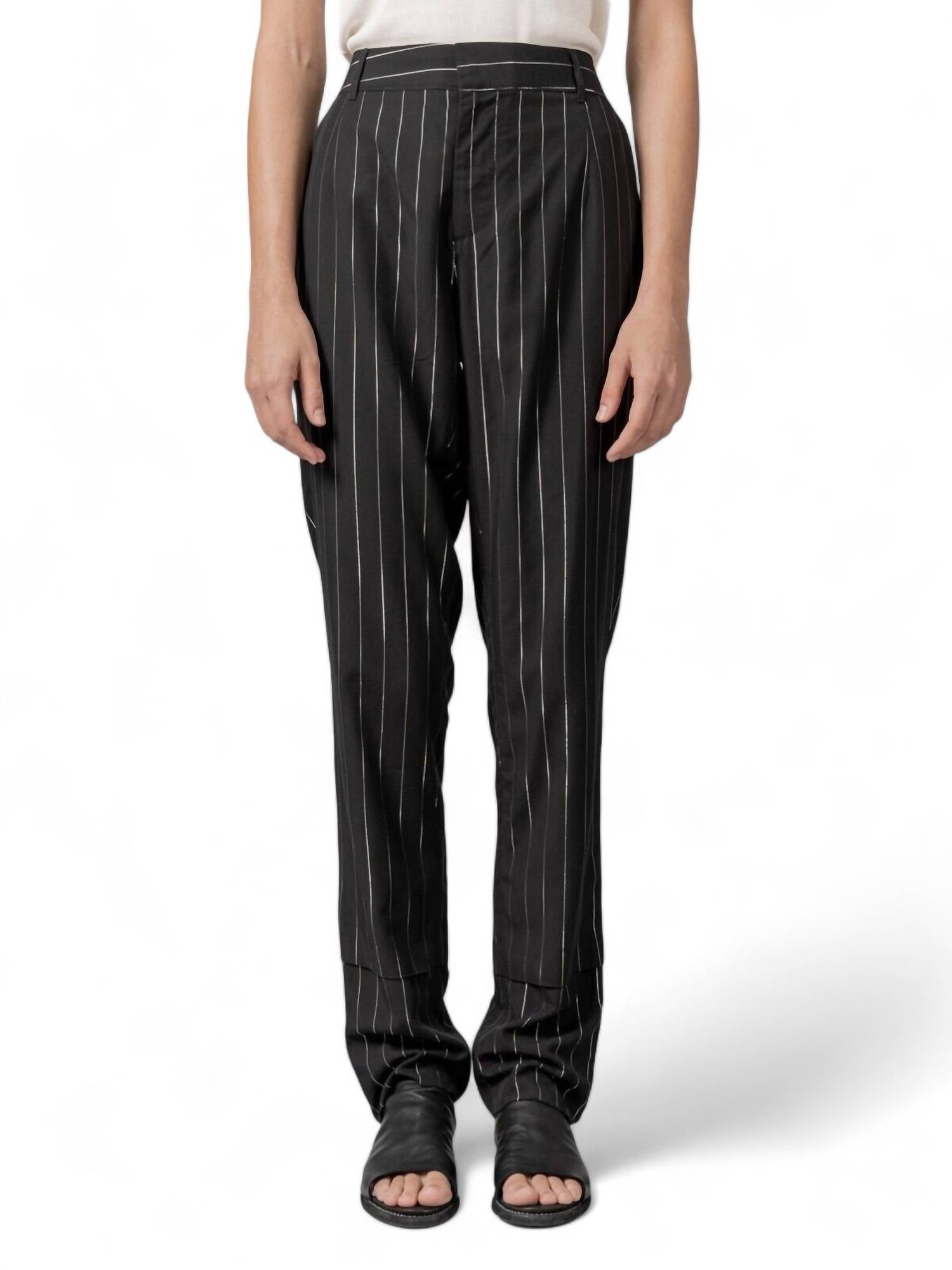 

Брюки Joan High Rise Metallic Pinstripe Trouser черного/металлического цвета RtA