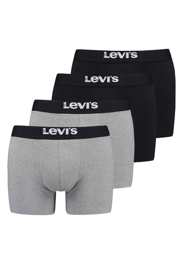 

Комплект из 4 трусов-боксеров - трусы-боксеры с логотипом хлопок стрейч Levi'S, мультиколор
