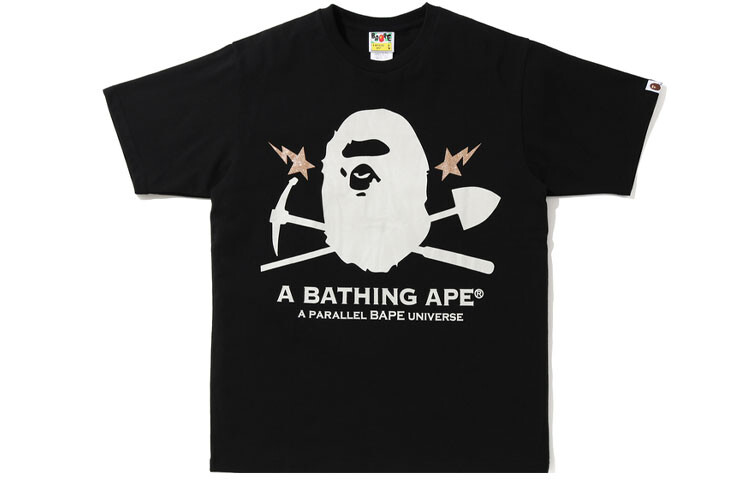

Футболка Ape Head Series для мужчин A Bathing Ape, черный