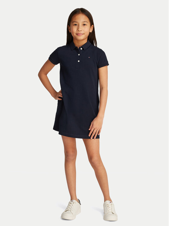 

Платье на каждый день обычный крой Essential KG0KG08564 D Tommy Hilfiger, синий