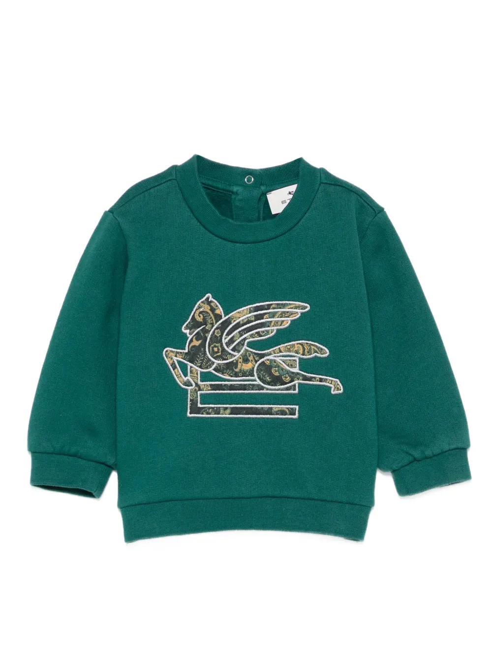 

Толстовка с принтом пейсли ETRO KIDS, зеленый