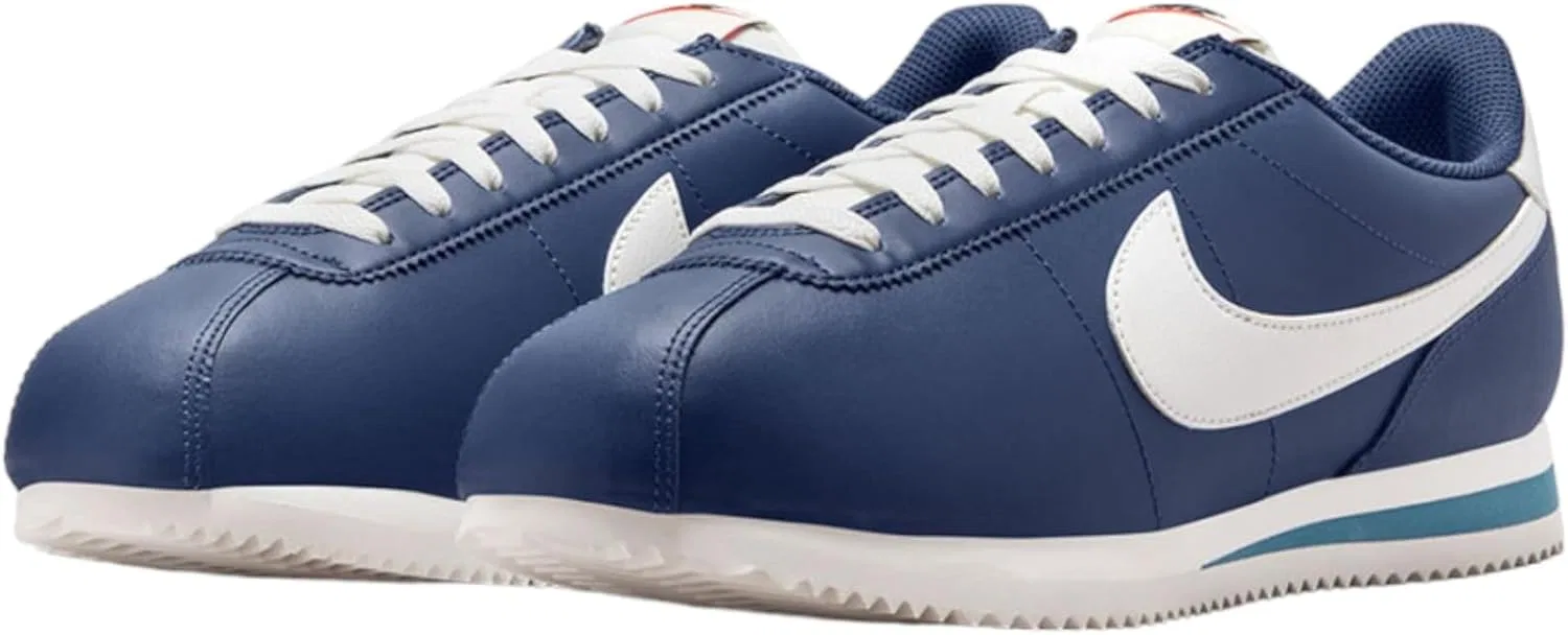 Мужские кроссовки Nike Cortez, белый/черный/синий — фото 2