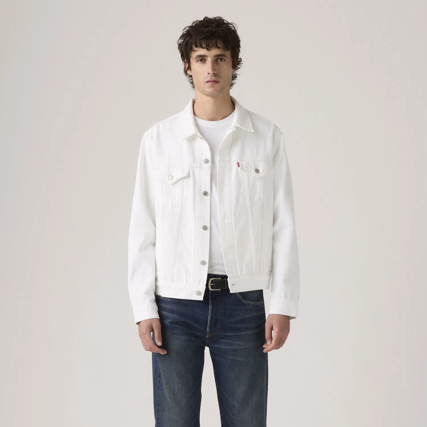 Куртка дальнобойщика Levi's, White — фото 3