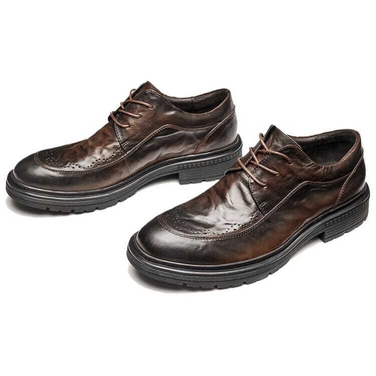 Туфли Brounvanm Men's Casual Shoes Men Low-Top, цвет Coffee — фото 2