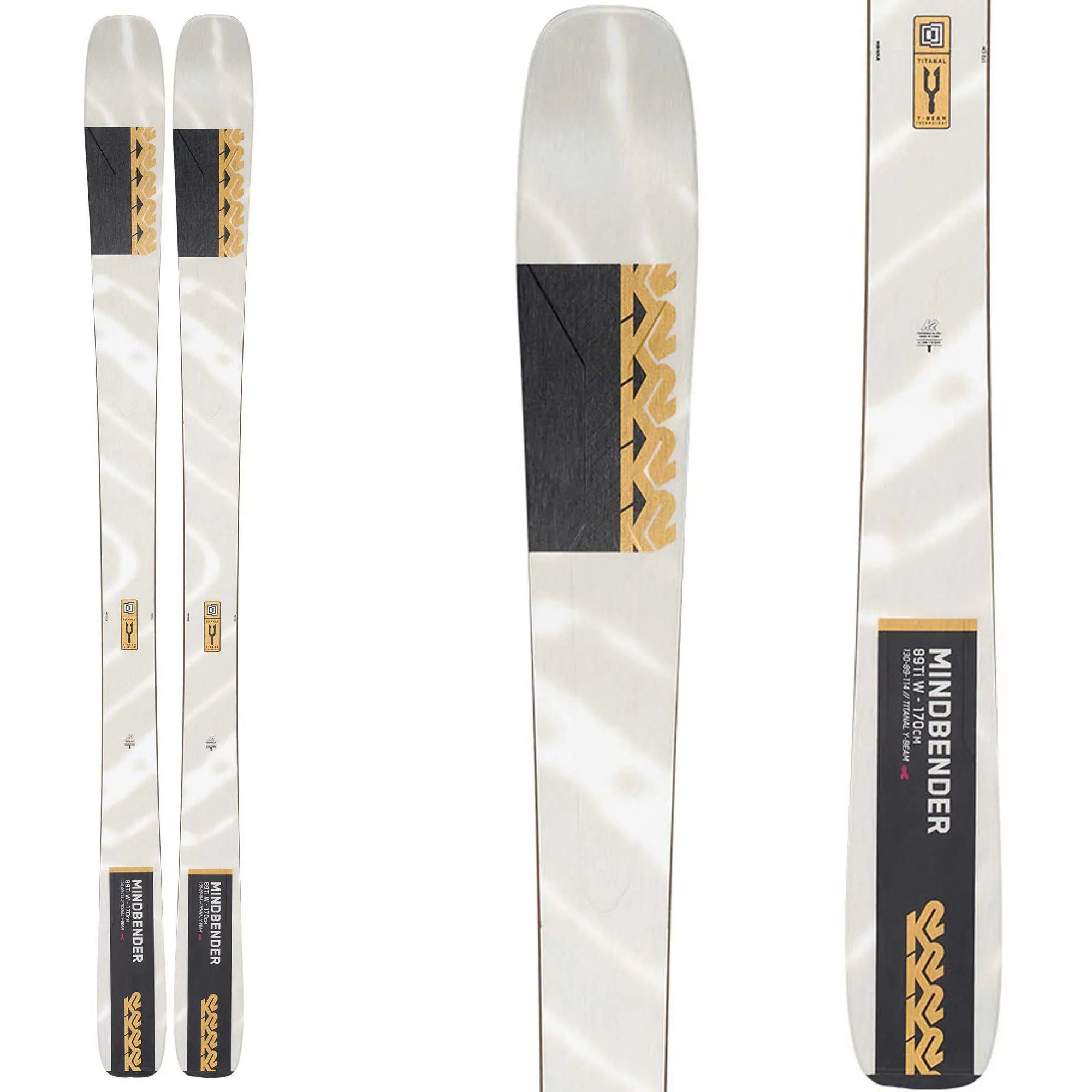 

Женские лыжи Mindbender 89Ti W, размер 23 K2 Skis, One Color