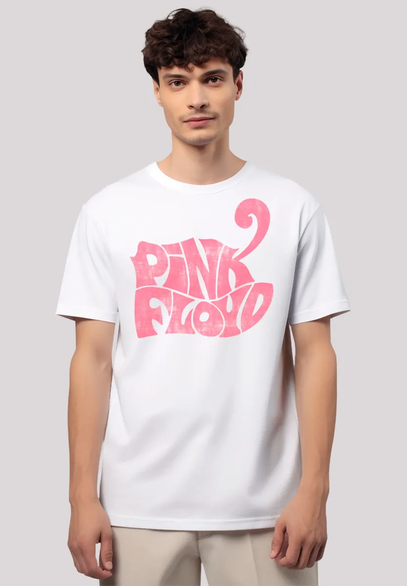 

Футболка F4NT4STIC "Pink Floyd Retro Logo", премиум качество, белый