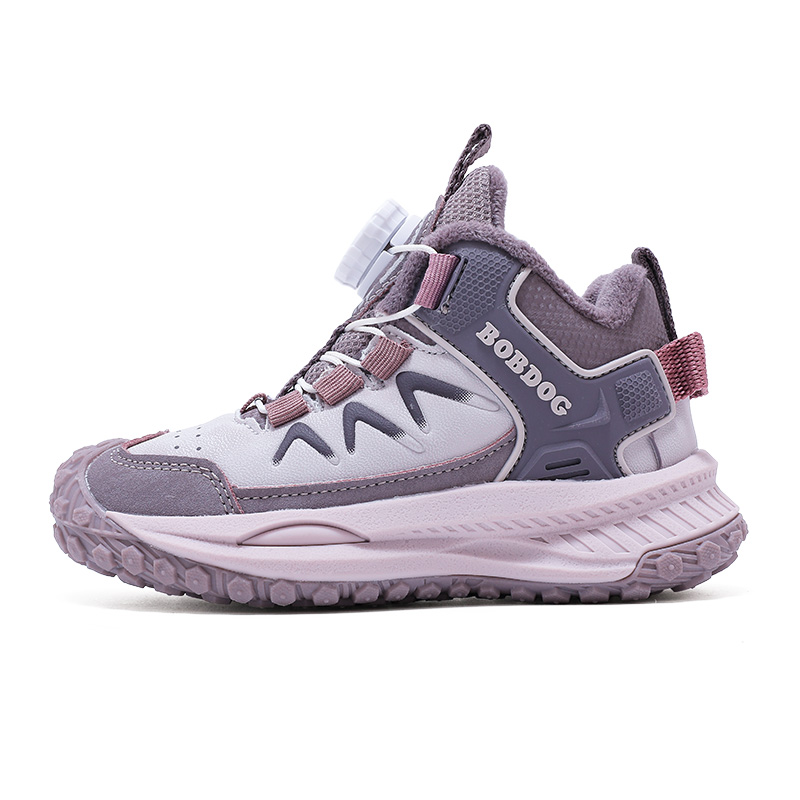 

Износостойкие низкие детские кроссовки для повседневной жизни BOBDOG, розовый/фиолетовый