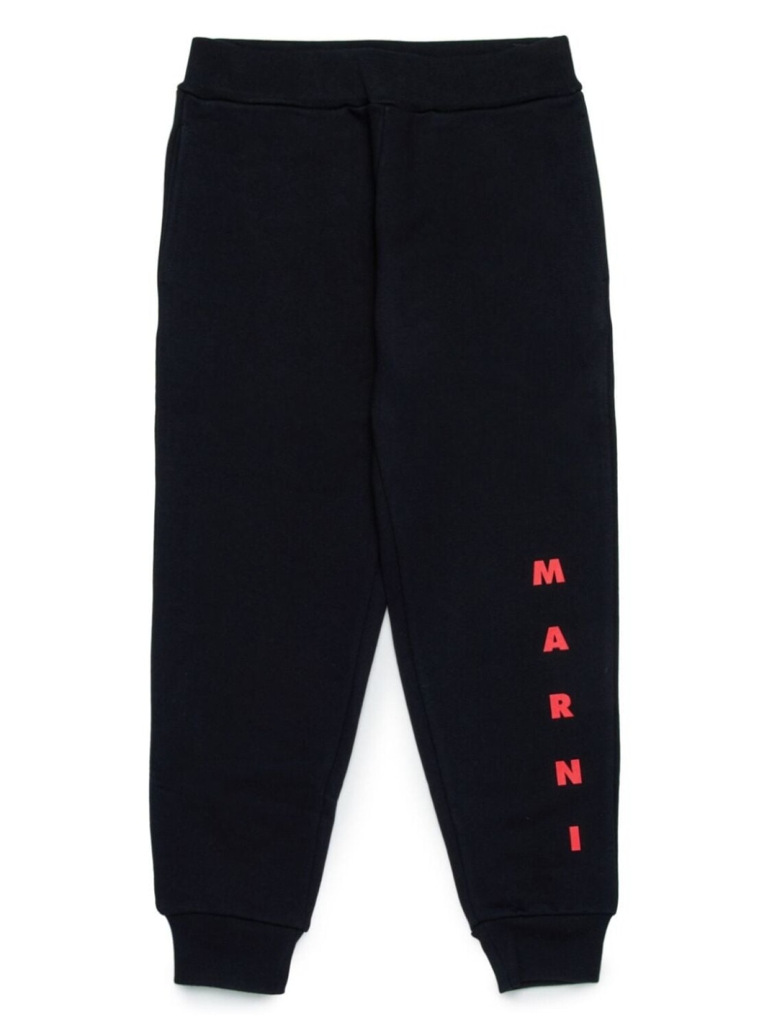 

Marni Kids хлопковые спортивные брюки с логотипом, черный