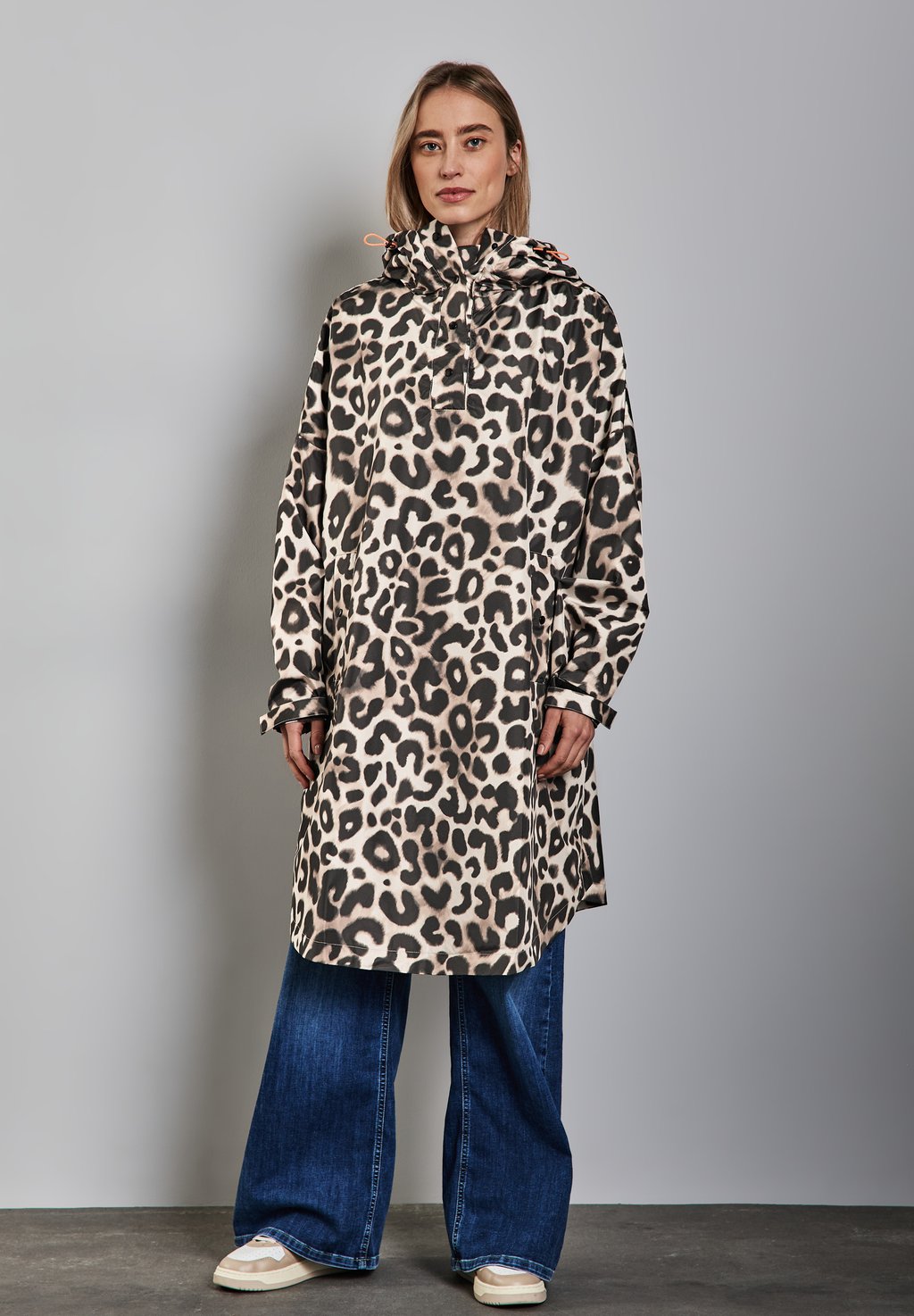 

Водонепроницаемая куртка KAPUZEN-PONCHO MIT PRINT Street One, коричневый