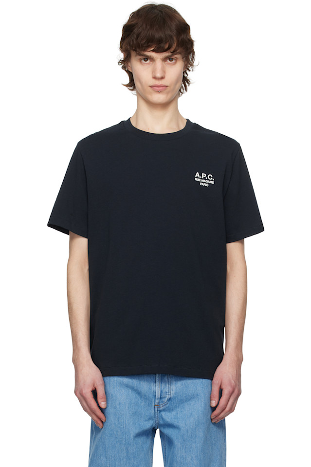 

Футболка стандартная 'rue madame' A.P.C., синий