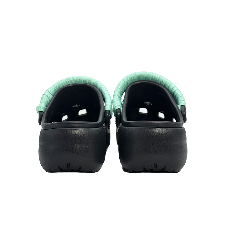 Crocs Классические платформенные клоги женские черные, цвет Black — фото 4