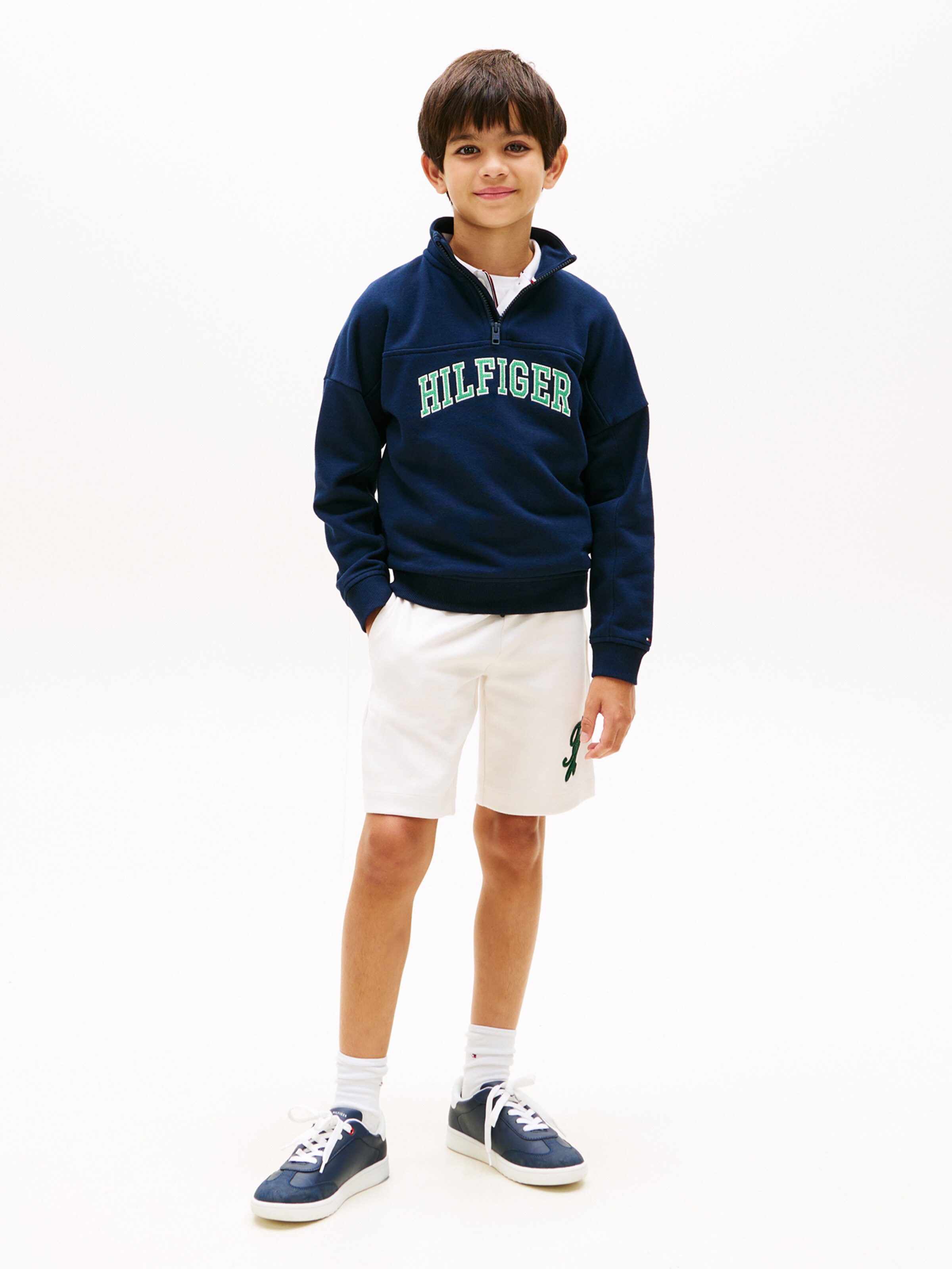 TOMMY HILFIGER Толстовка в цвете Marine Blue — фото 4