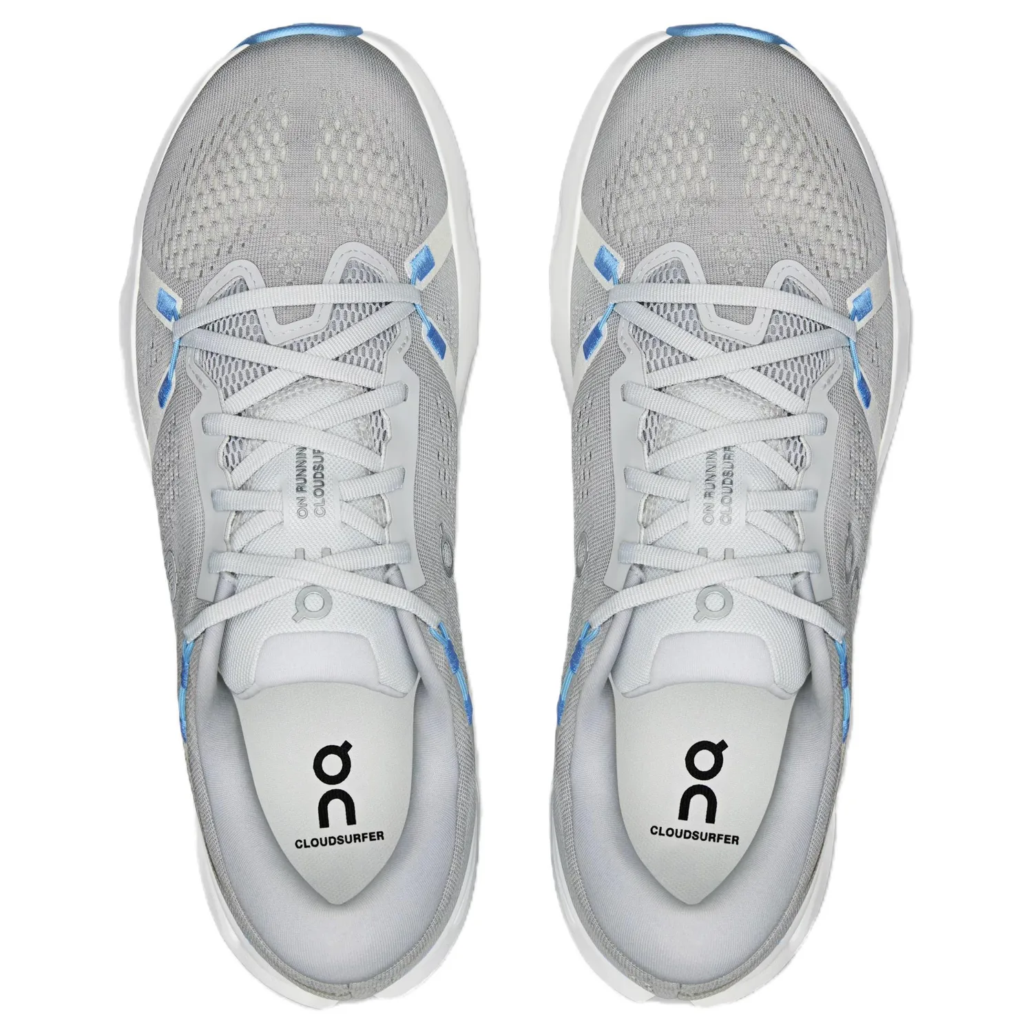 On Cloudsurfer 2 Running Shoes мужские серо-голубые — фото 4