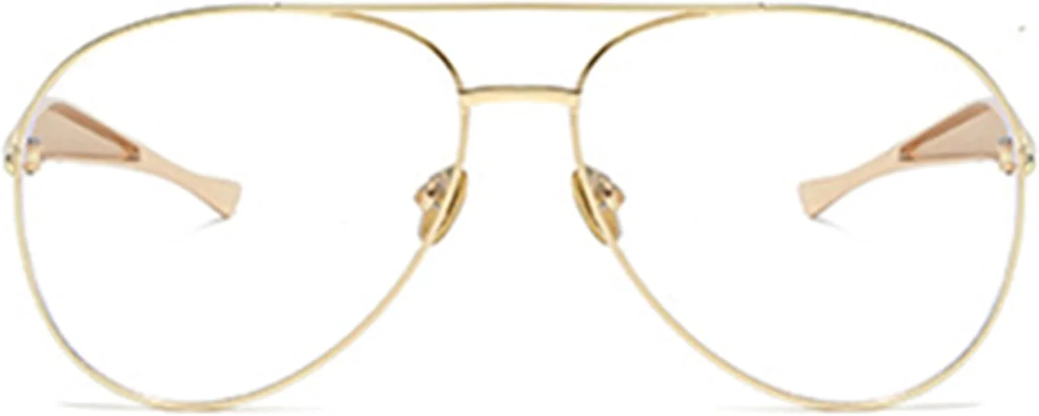 

bullabulling Ретро большие квадратные солнцезащитные очки для женщин и мужчин, винтажные очки-пилот, классические большие металлические солнцезащитные очки, Gold