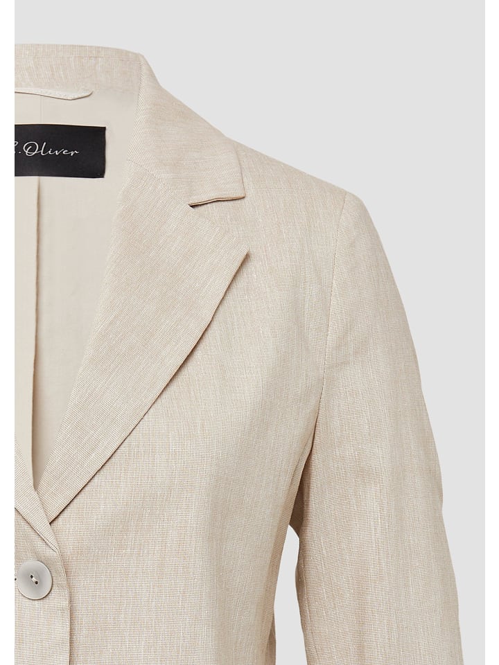 

Блейзер s.Oliver BLACK LABEL, бежевый