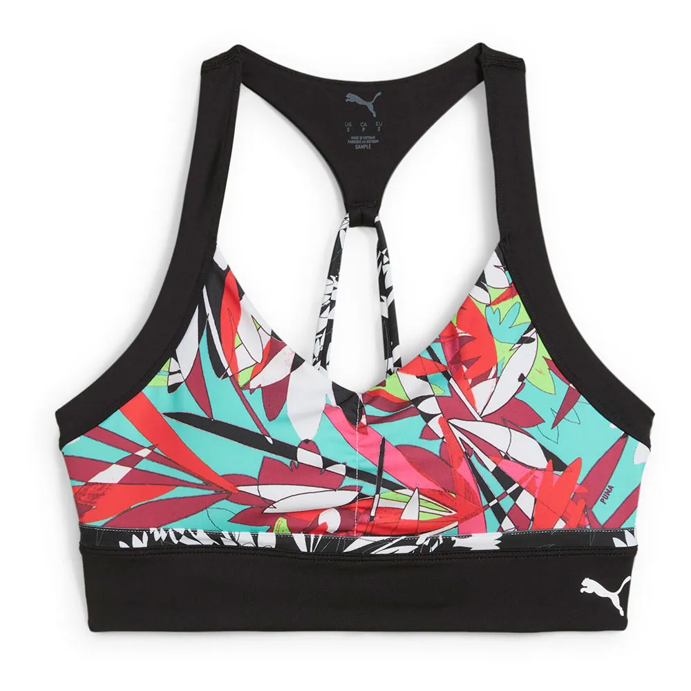 

Спортивный бюстгальтер Puma 4Keeps Tropical sports bra, черный