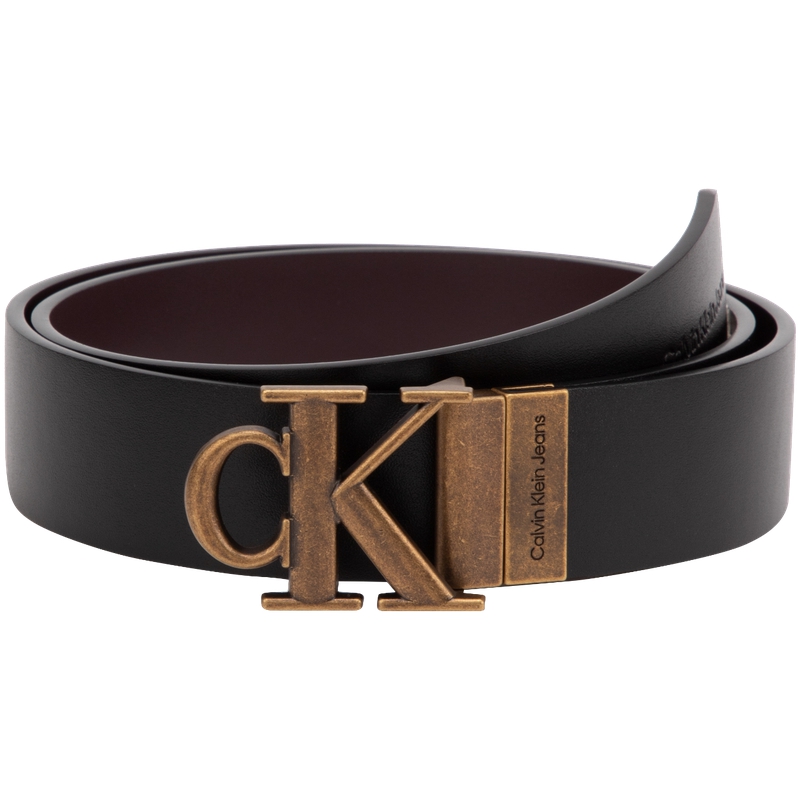 

Кожаный ремень Calvin Klein мужской шириной 3,5 см