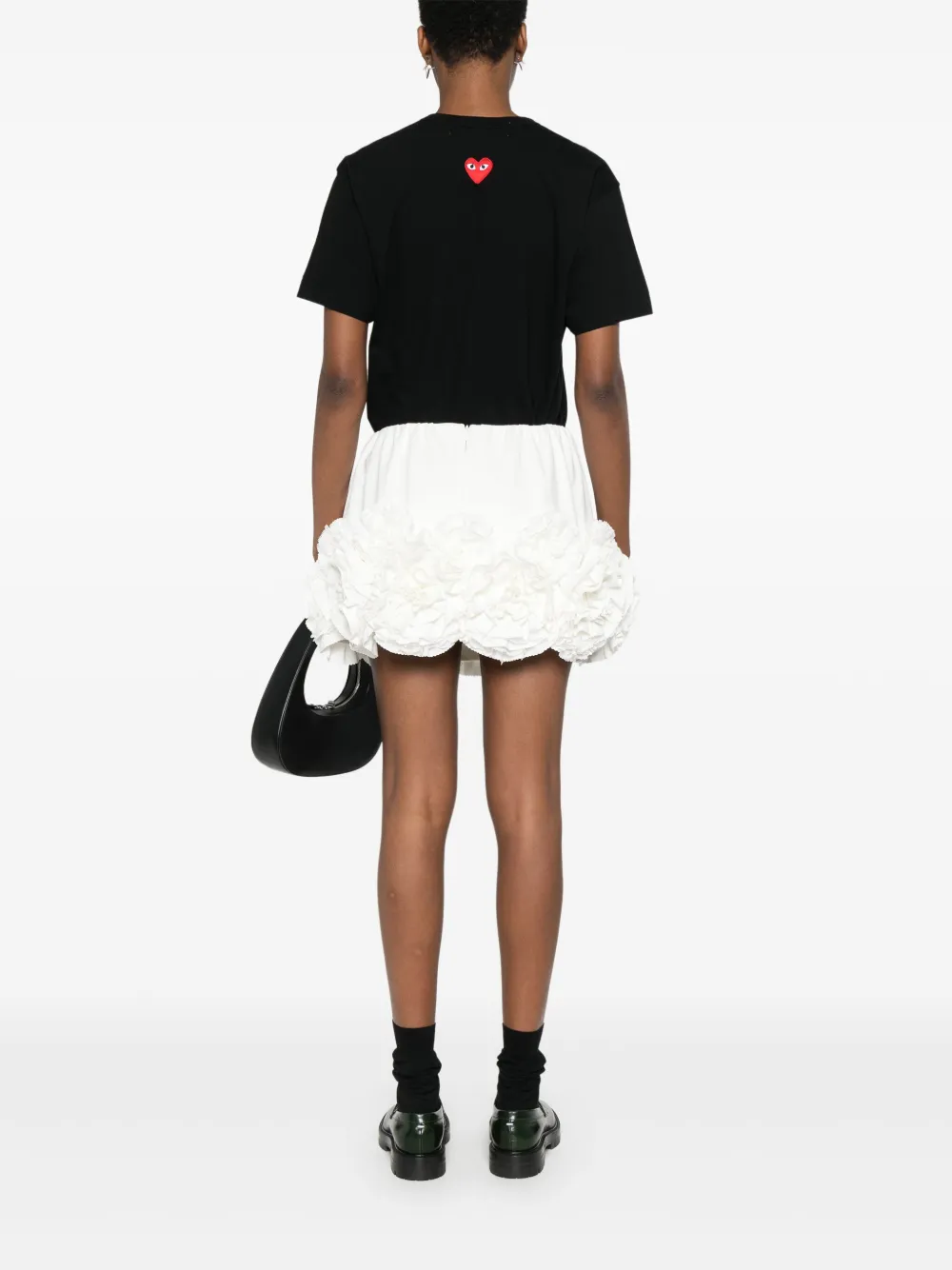 Футболка с нашивкой Comme Des Garçons Play, черный — фото 3