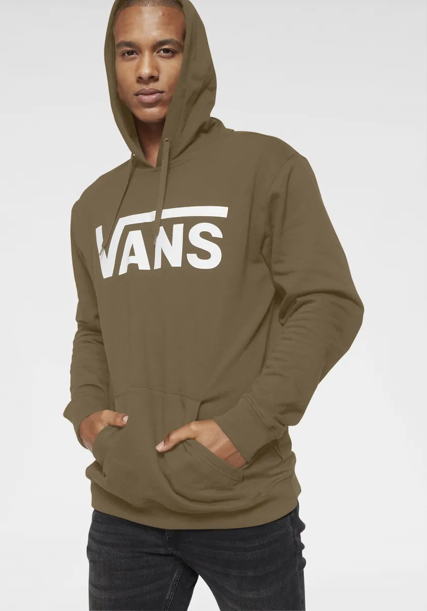 

Толстовка Vans с капюшоном "MN VANS CLASSIC PO HOODIE II", с большим логотипом, цвет Kangaroo