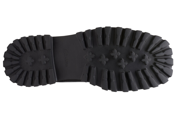 Ботинки женские Clarks высокие на каблуке, черный — фото 4