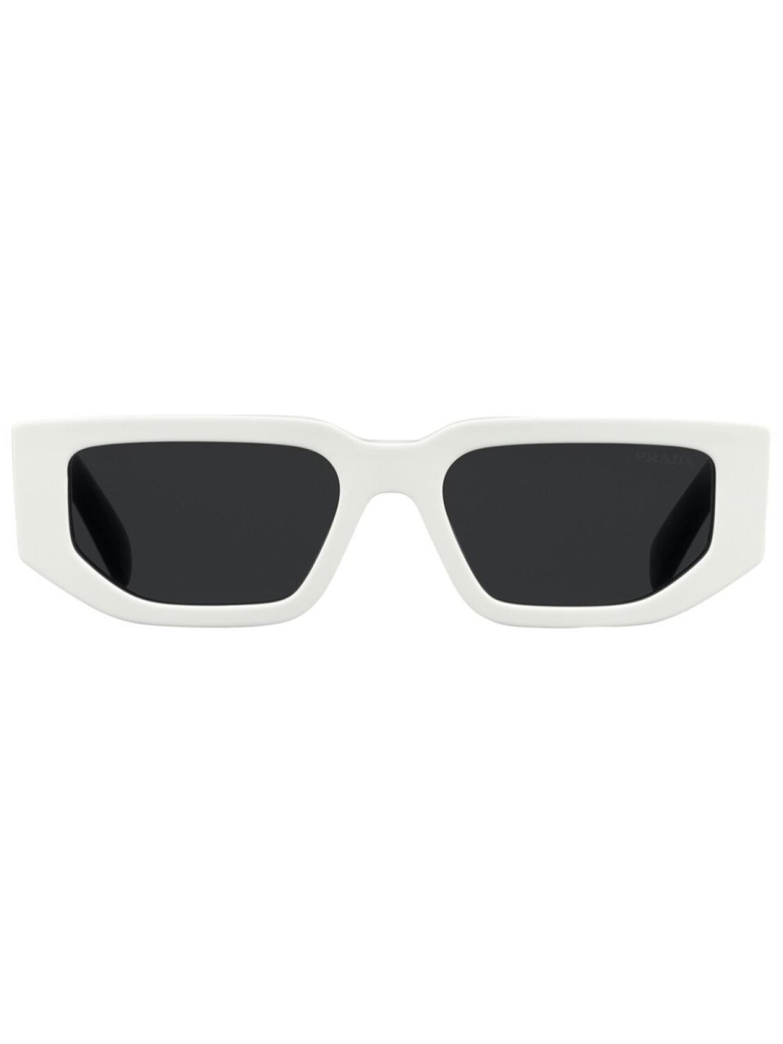 

Prada Eyewear солнцезащитные очки Symbole в квадратной оправе, черный