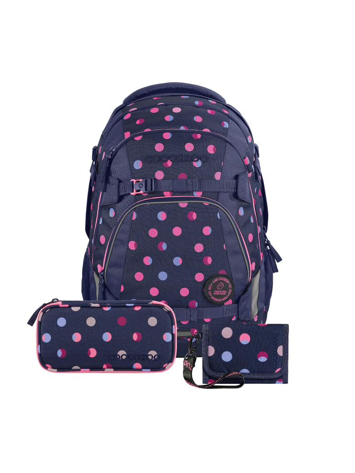 

Coocazoo Школьный рюкзак, пенал и кошелек MATE в цвете Reflective Moons