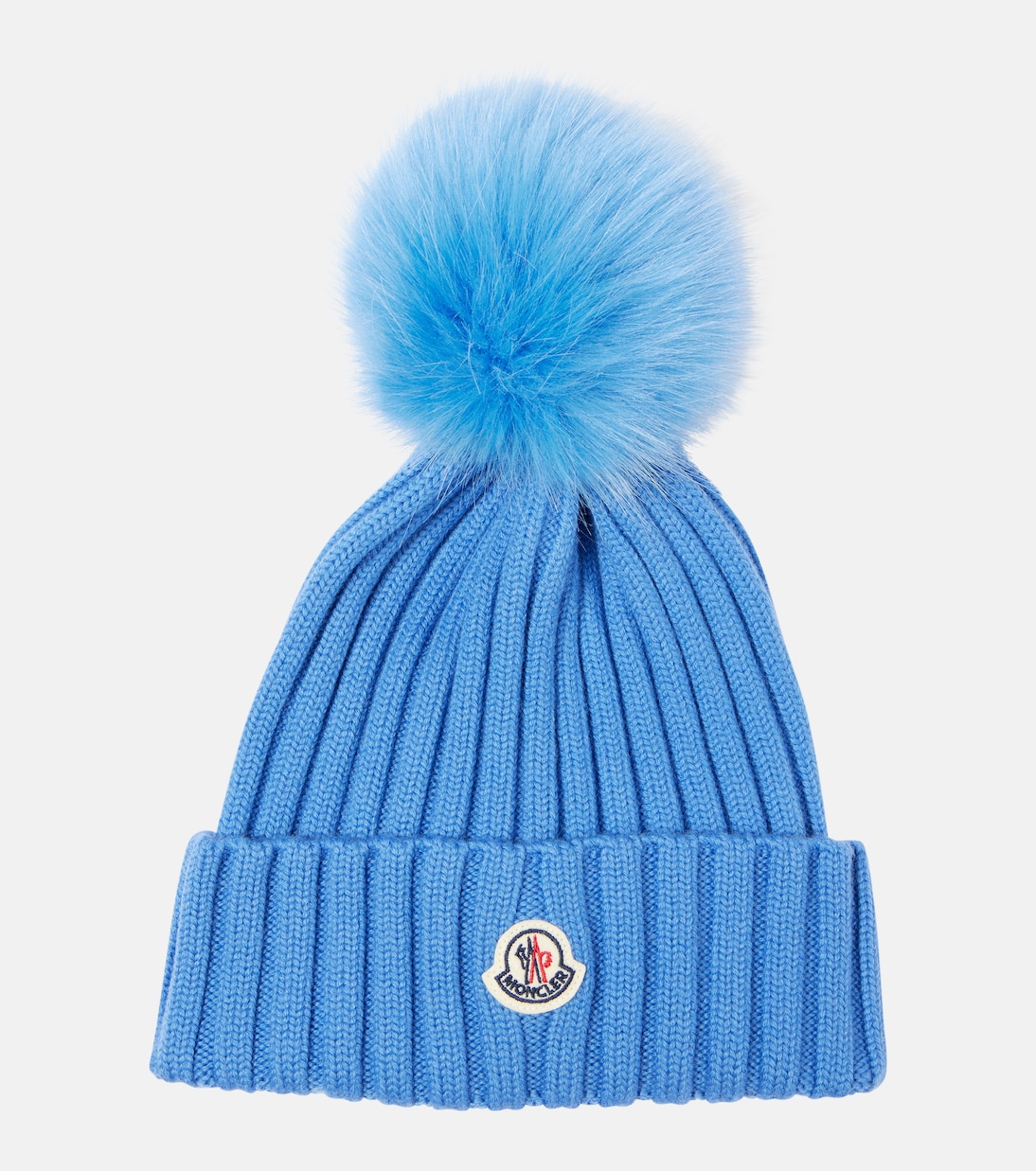 

Шерстяной бини Moncler, синий