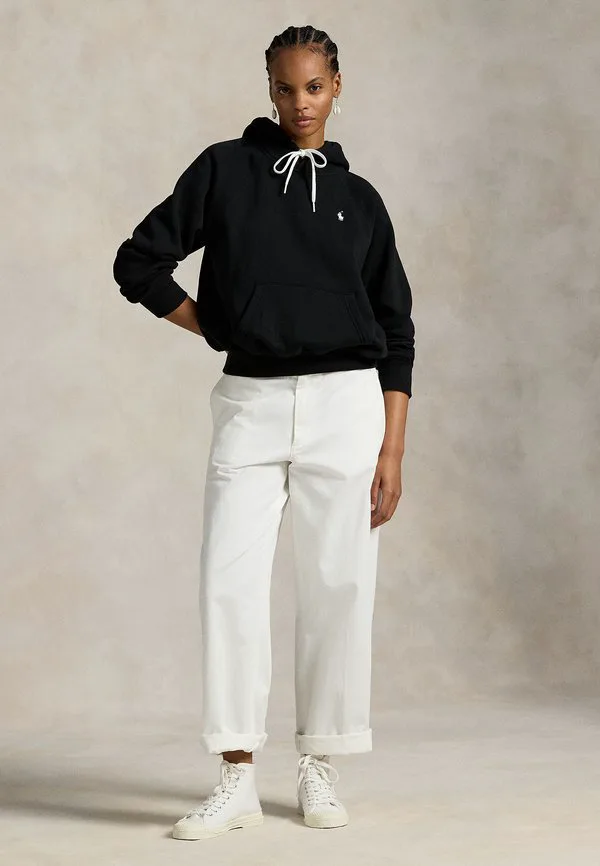Худи укороченного кроя Polo Ralph Lauren, Black — фото 2