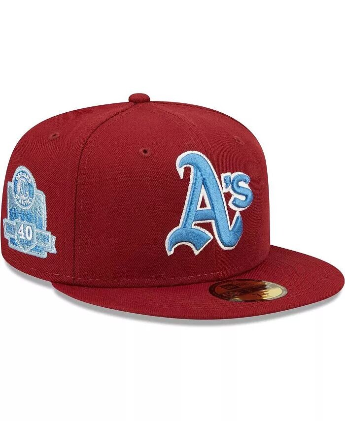 

Мужская синяя кепка-комбинезон Cardinal Oakland Athletics 40th Anniversary Air Force 59FIFTY New Era