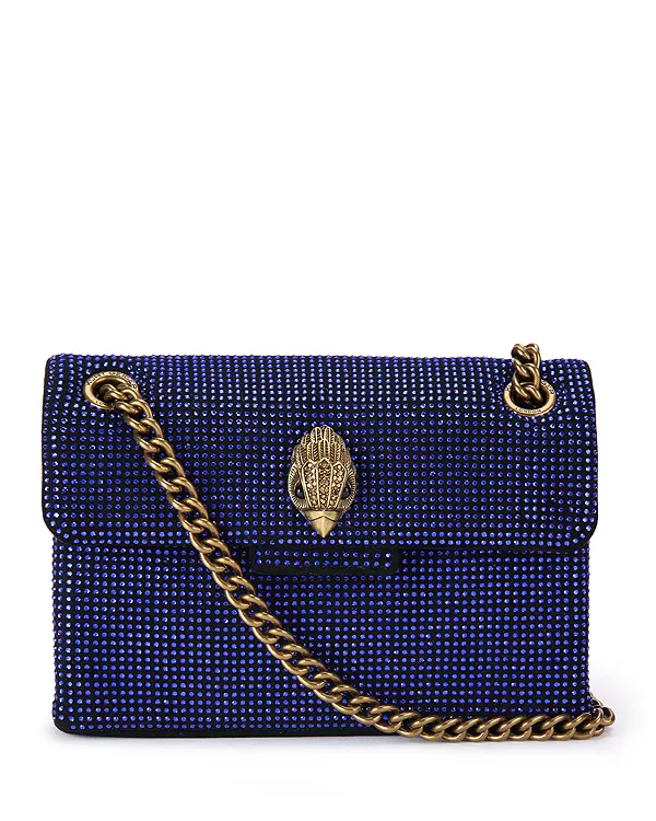 

Мини-Сумочка "Кенсингтон" из ткани Kurt Geiger London, синий