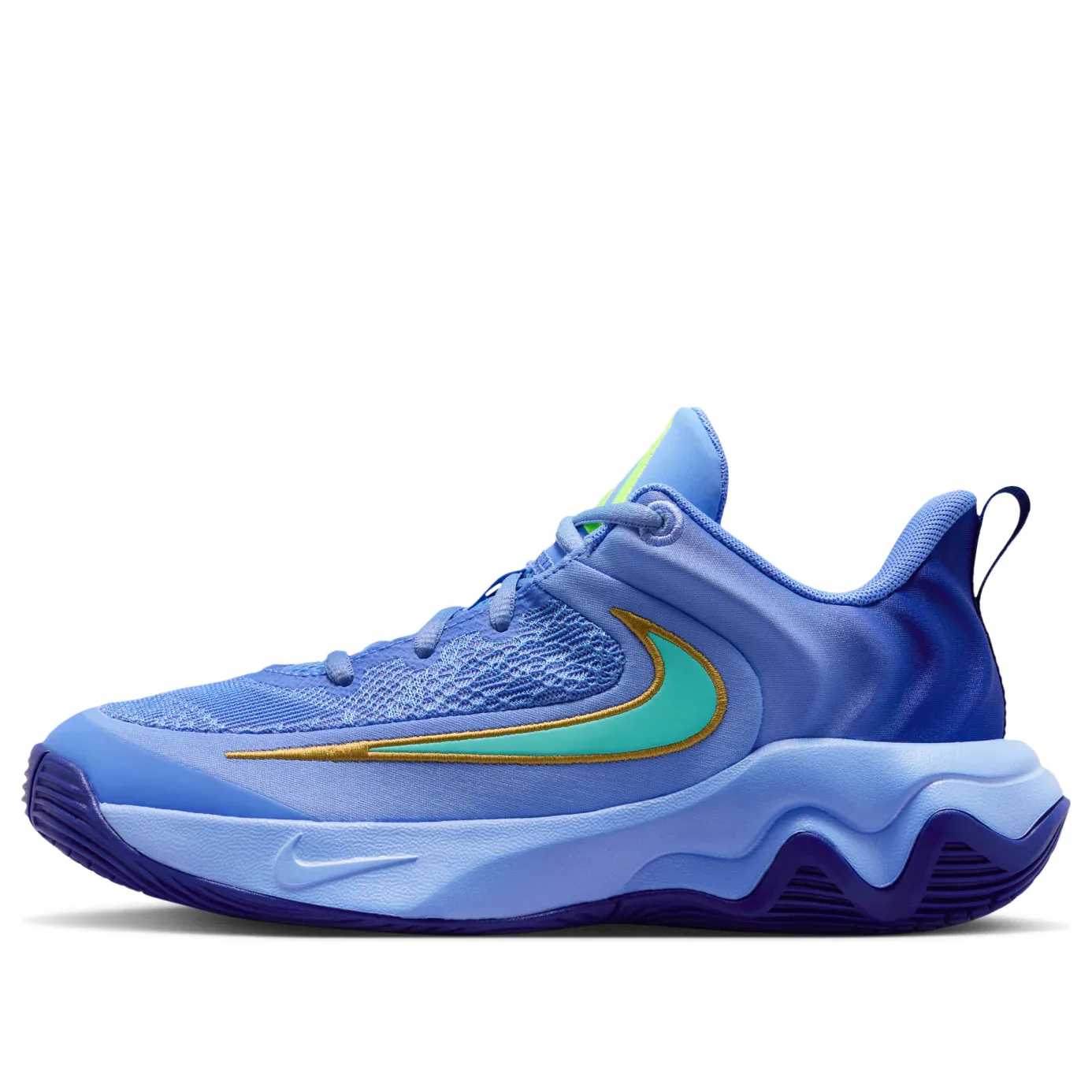 Кроссовки (GS) Nike Giannis Immortality 4 'Royal Pulse Hyper Turquoise', синий