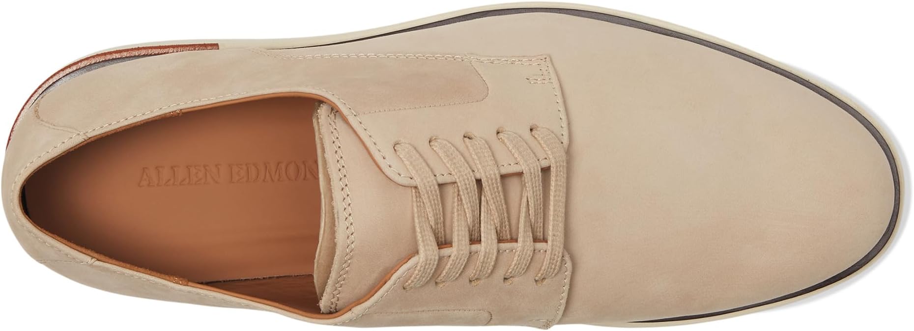 Оксфорды Allen Edmonds Carson Derby Shoes, цвет Sand Nubuck — фото 2