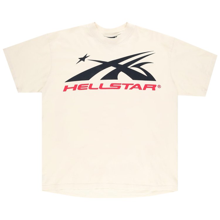 

Футболка Hellstar Gel Sport Logo 'White/Red', белый