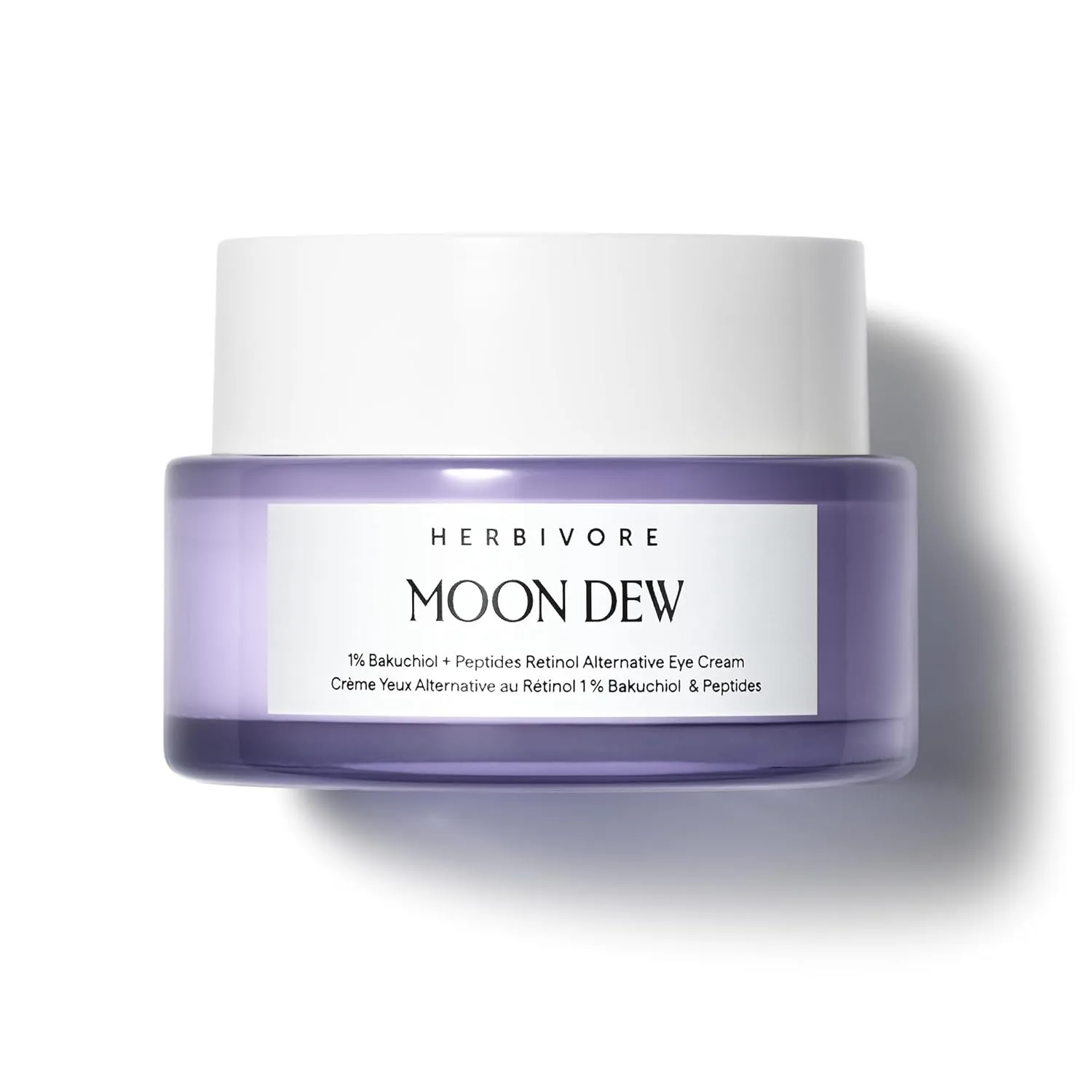 HERBIVORE Moon Dew 1% Bakuchiol + Peptides крем для глаз альтернатива ретинолу против старения, уменьшает морщины и отечность, 15 мл
