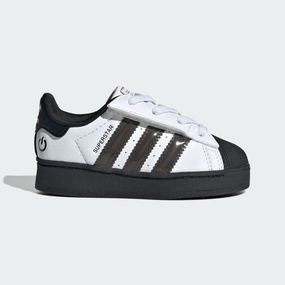 

Кроссовки Adidas Superstar Led Lights Comfort Closure Elastic Lace Shoes Kids, цвет Cloud White/Core Black/Cloud White