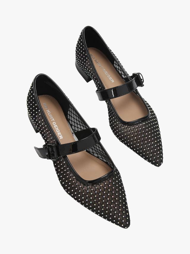 Балетки с ангельскими украшениями KG Kurt Geiger, Black — фото 3
