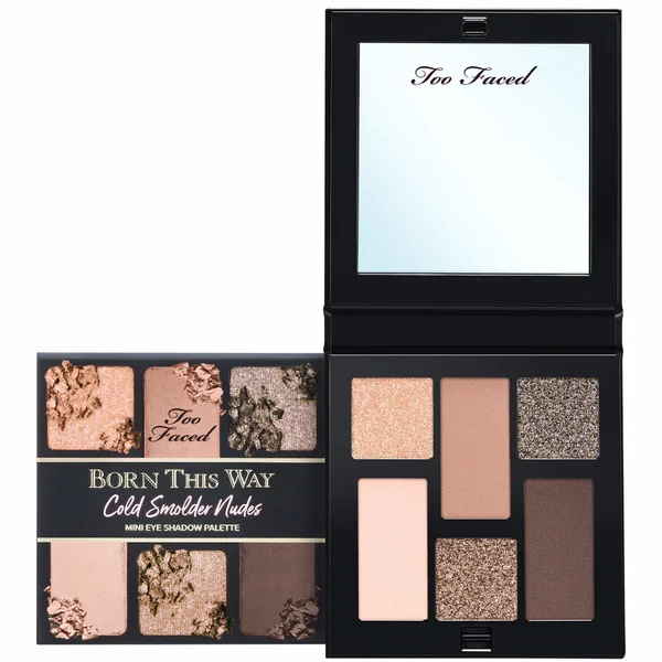 

Мини-Палетка теней для век born this way cold smolder nudes Too Faced