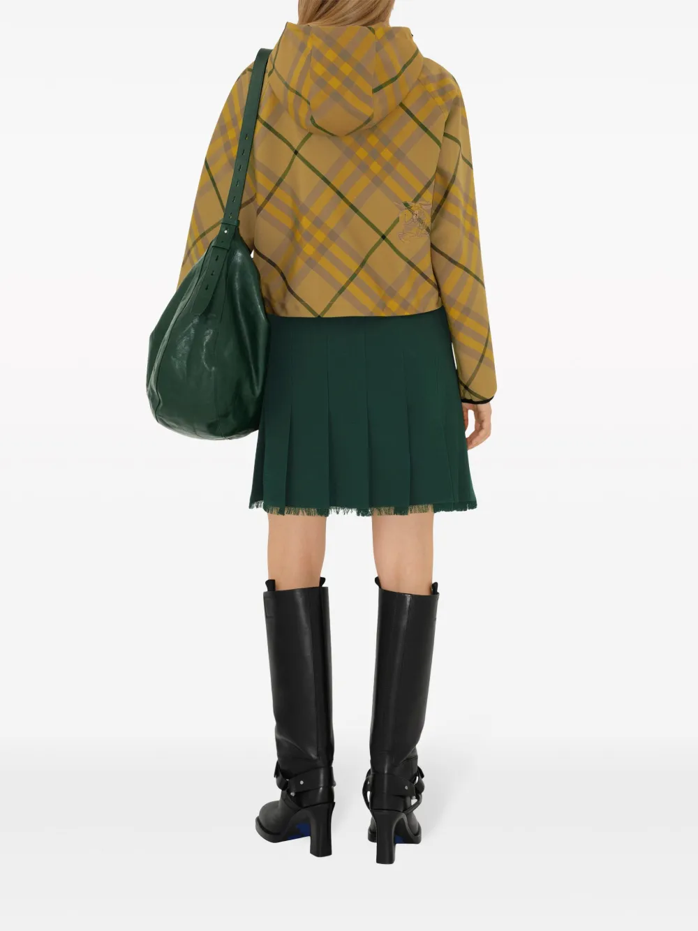 Юбка BURBERRY, женская, зеленый — фото 4