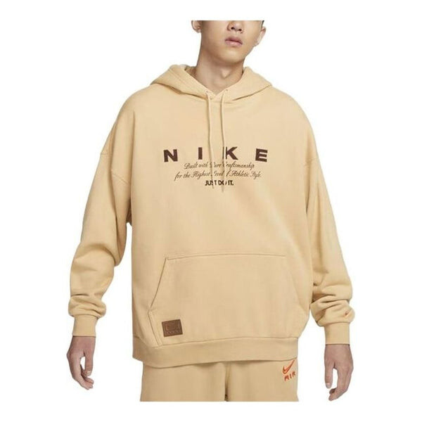 

Толстовка club hoodie 'beige' Nike, бежевый
