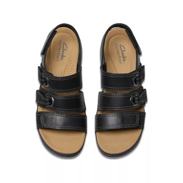 Женские босоножки на танкетке Merliah2 Clarks, черный — фото 4
