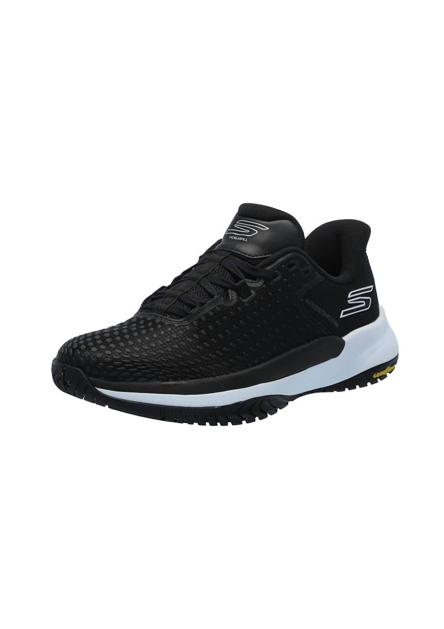 Женские кроссовки Viper Court для пиклбола черные Skechers