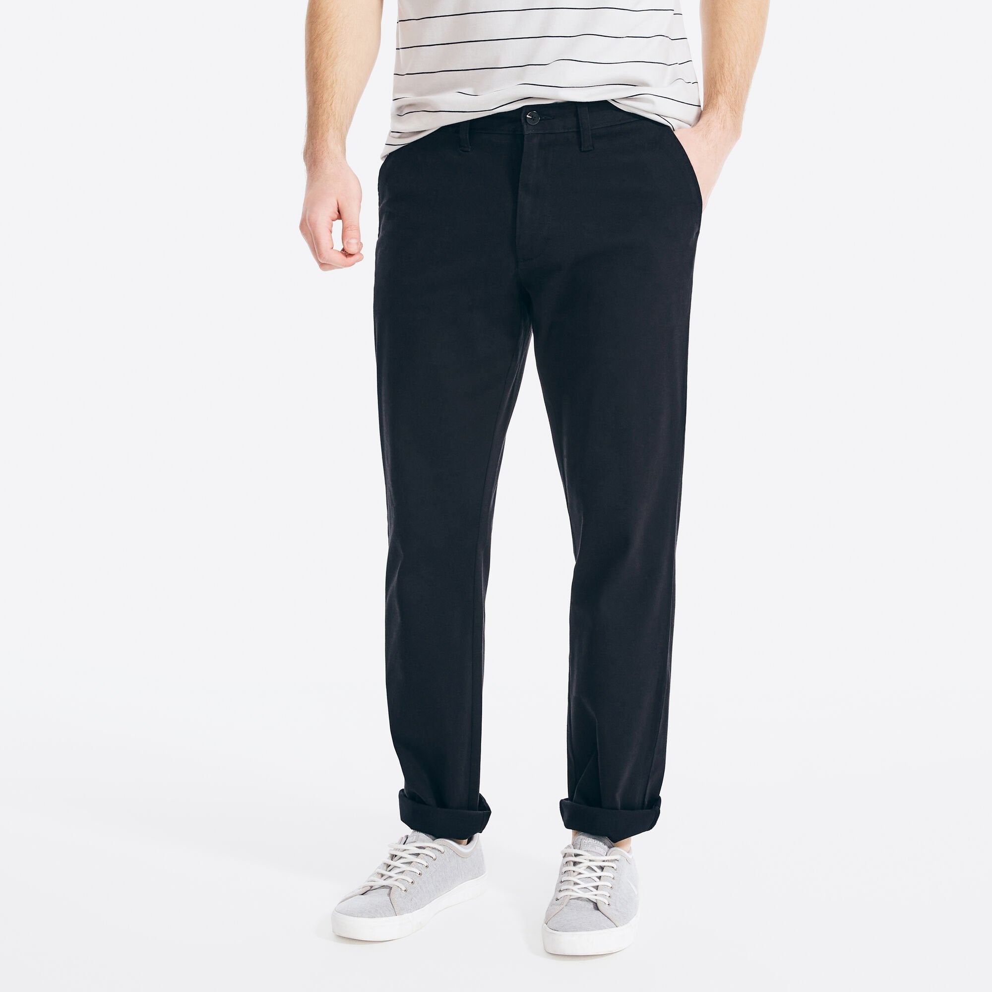 

Мужские классические палубные брюки Nautica с защитой от морщин, цвет true black
