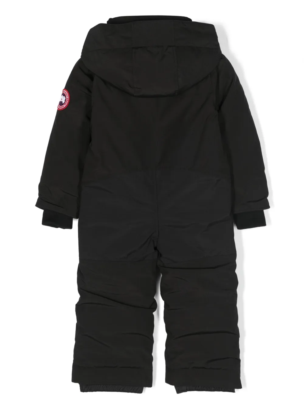 Спортивный костюм с капюшоном и нашивкой-логотипом Canada Goose Kids, черный — фото 2