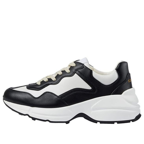 Кроссовки rhyton 'black white' Gucci, черный