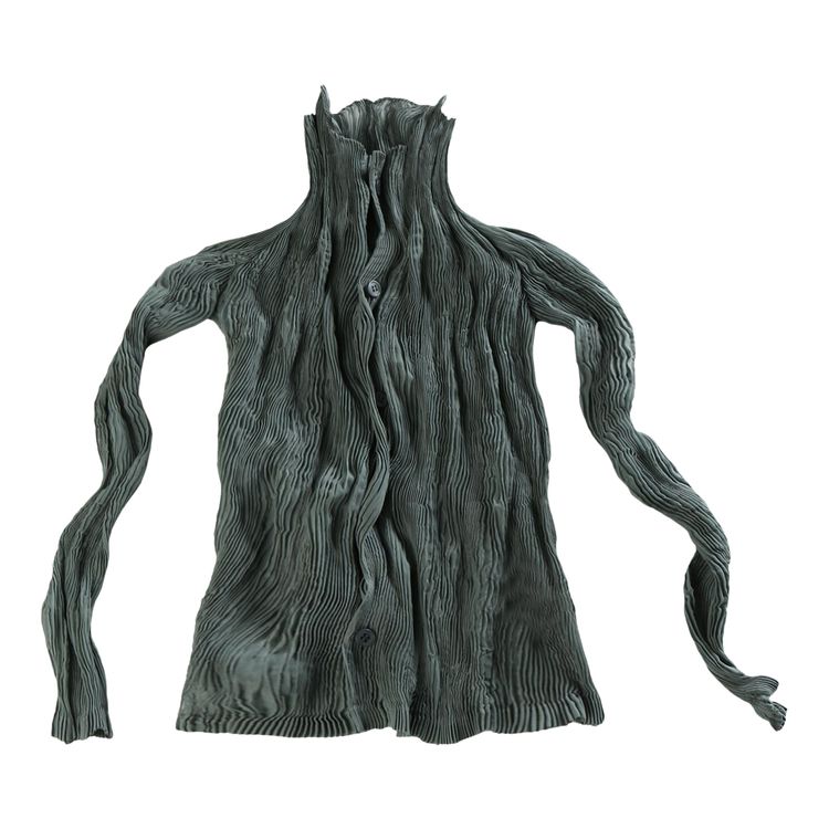 

Рубашка Issey Miyake Chiffon Twist 1 Shirt 'Dull Blue', синий